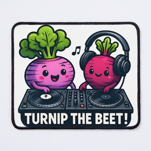 Item preview, DJ Turnip the Beet! designed and sold by CheekyVeg.