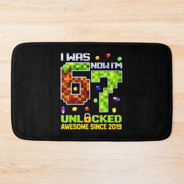 Item preview, I Was 6 Now I’m 7 Unlocked Pixel Gamer Birthday designed and sold by FGTV2021.