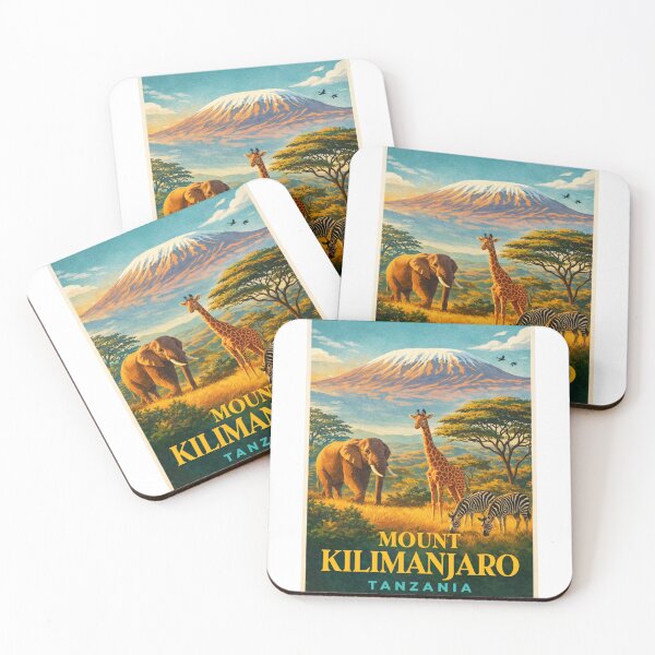 Item preview, Mount Kilimanjaro Amboseli Serengeti Tanzania Savanna Landscape Africa designed and sold by Aryabek.