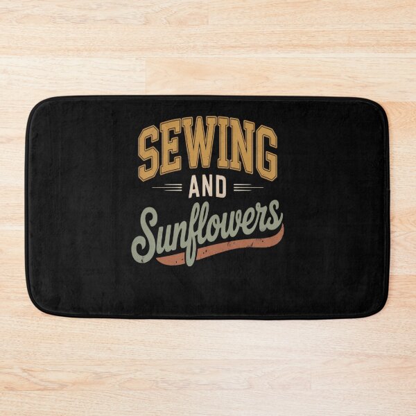 Item preview, Sewing and Sunflowers - Vintage Sewing Lover - seamstress - crafty woman designed and sold by JansenGS.