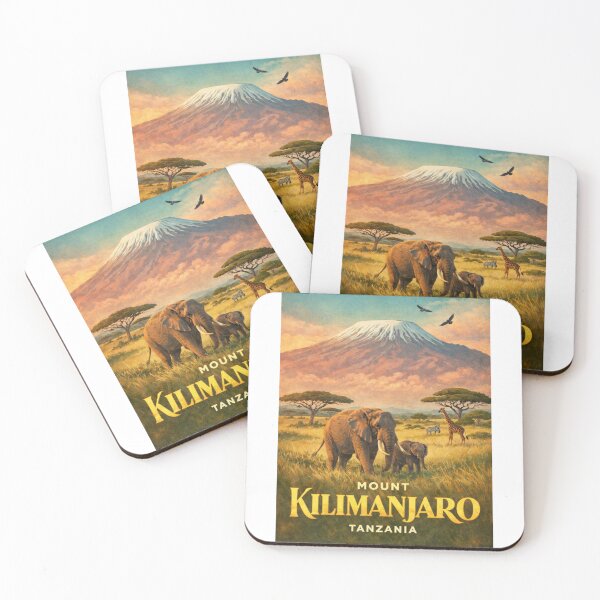 Item preview, Mount Kilimanjaro Tanzania Kibo Mawenzi Savanna Wildlife East Africa designed and sold by Aryabek.