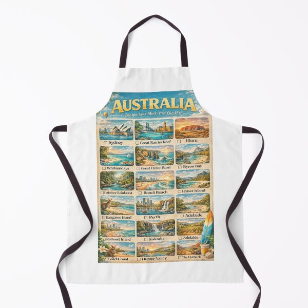 Item preview, Australia Travel Destinations Sydney Great Barrier Reef Uluru Gold Coast designed and sold by Aryabek.