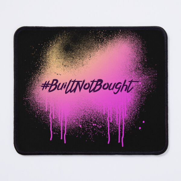 Item preview, #BuiltNotBought Hashtag T-Shirt designed and sold by DwishOriginals.