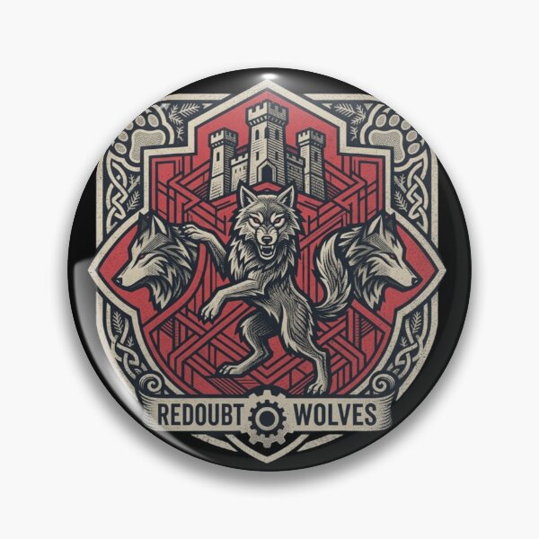 Item preview, "Redoubt Wolves Emblem" designed and sold by Dogandesighn.