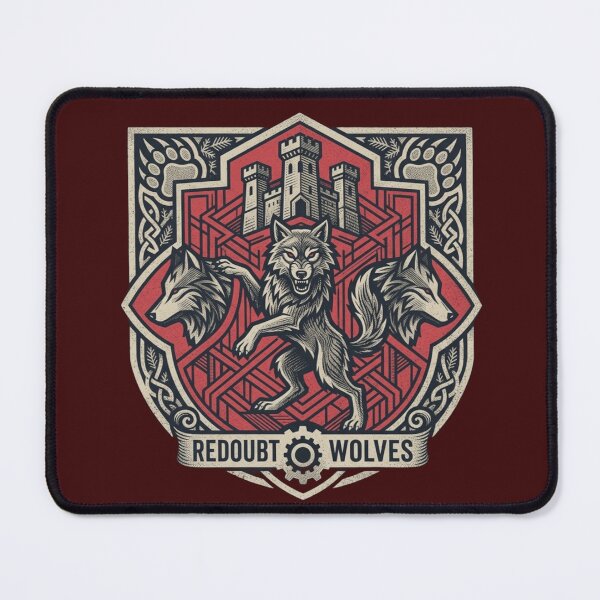 Item preview, "Redoubt Wolves Emblem" designed and sold by Dogandesighn.