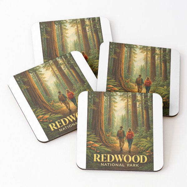 Item preview, Redwood National Park California Coastal Forest Trail Prairie Creek Landscape designed and sold by Aryabek.