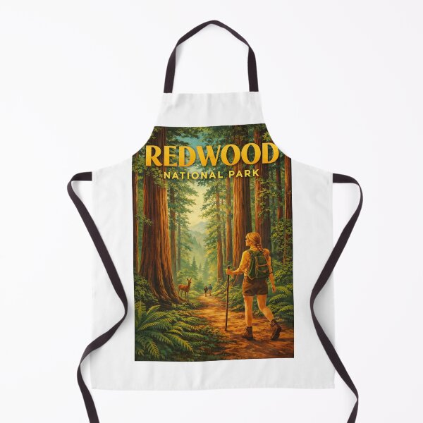 Item preview, Redwood National Park California Prairie Creek Trail Elk Forest Scenic Path designed and sold by Aryabek.