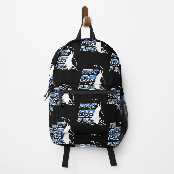 Item preview, Fight Or Flight Meme Penguin designed and sold by TheEndDesign.