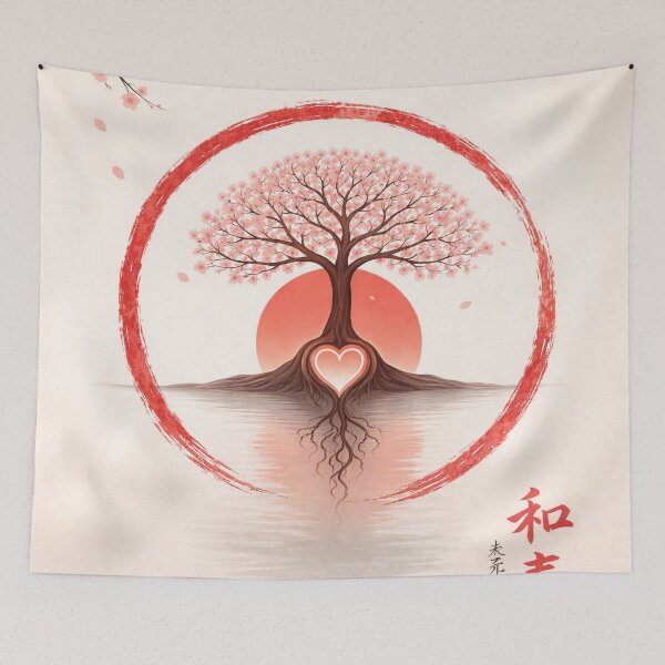 Item preview, Tree of Life – Rooted in Love, Japanese Sakura Art designed and sold by ECHOES from the SOUL.