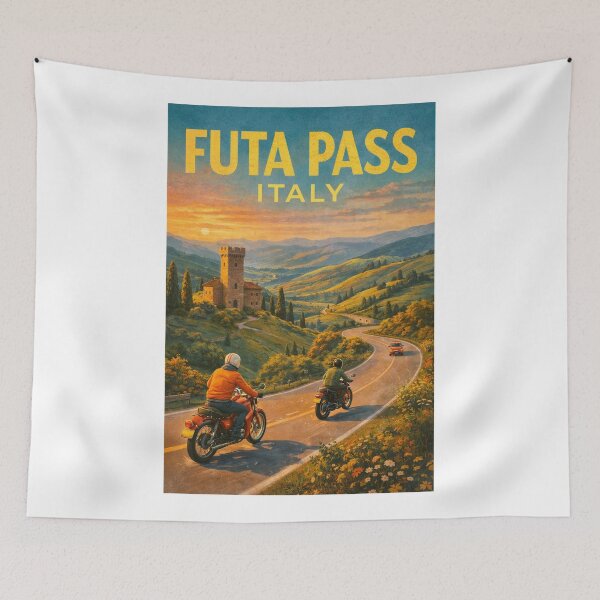 Item preview, Futa Pass Tuscany Emilia Romagna Apennines Scenic Road Florence Bologna Route designed and sold by Aryabek.