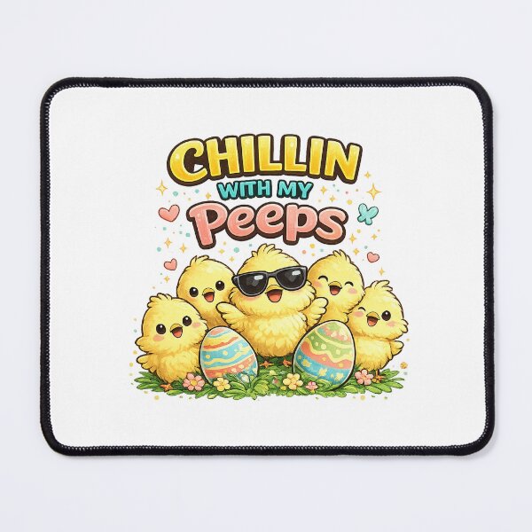 Item preview, Chillin with My Peeps Funny Easter Chick Design designed and sold by StyleLap.