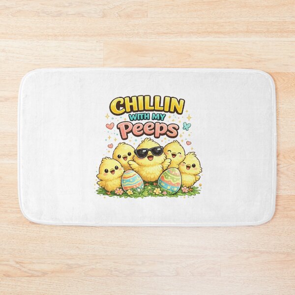 Item preview, Chillin with My Peeps Funny Easter Chick Design designed and sold by StyleLap.