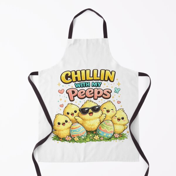 Item preview, Chillin with My Peeps Funny Easter Chick Design designed and sold by StyleLap.