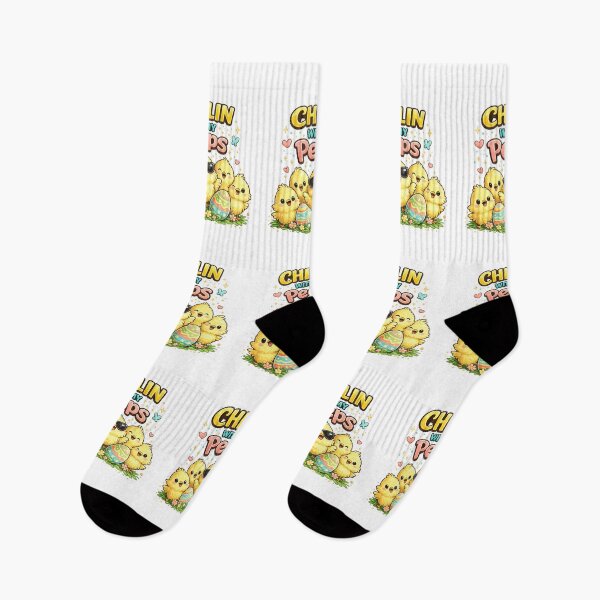 Item preview, Chillin with My Peeps Funny Easter Chick Design designed and sold by StyleLap.