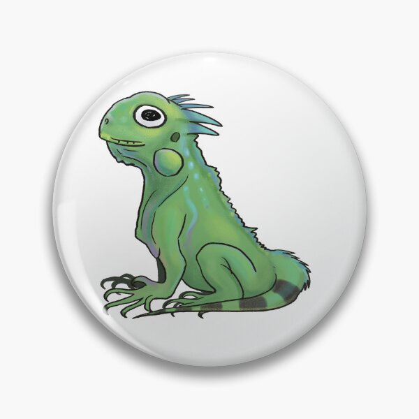 Item preview, His Royal Dingus the Iguana designed and sold by Sparkykawa.
