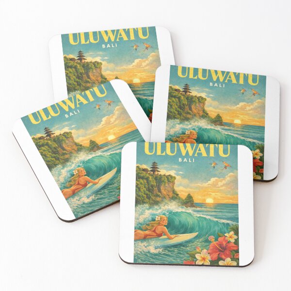 Item preview, Uluwatu Bali Surf Beach Cliff Sunset Indian Ocean Bukit Peninsula Coastline designed and sold by Aryabek.