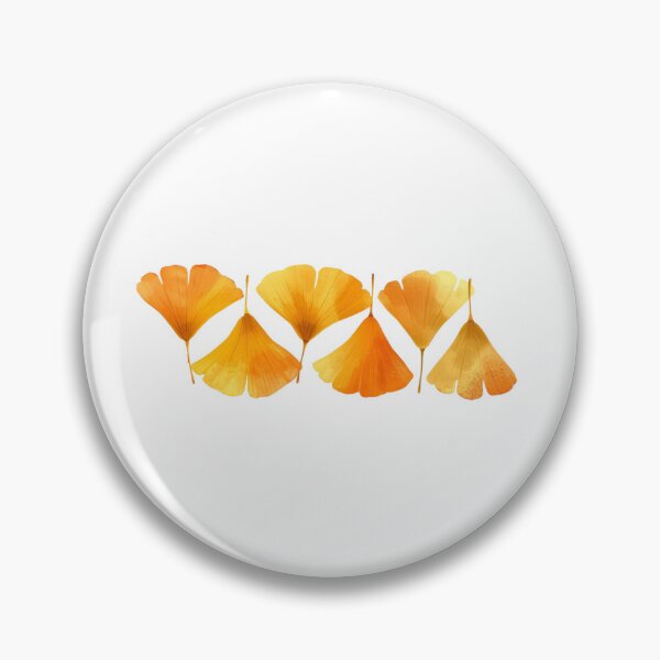 Item preview, Orange leaves of ginkgo tree designed and sold by uunaa.