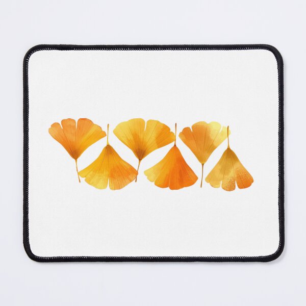 Item preview, Orange leaves of ginkgo tree designed and sold by uunaa.