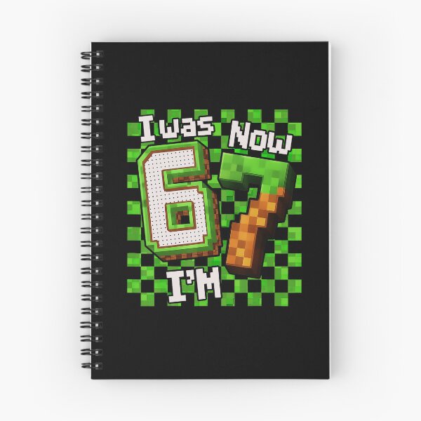 Item preview, I Was 6 Now Im 7 Gamer Birthday Pixel Style designed and sold by FGTV2021.