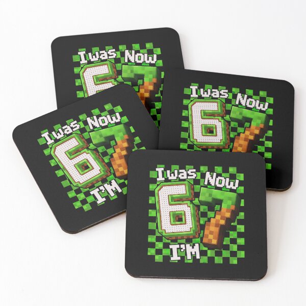 Item preview, I Was 6 Now Im 7 Gamer Birthday Pixel Style designed and sold by FGTV2021.