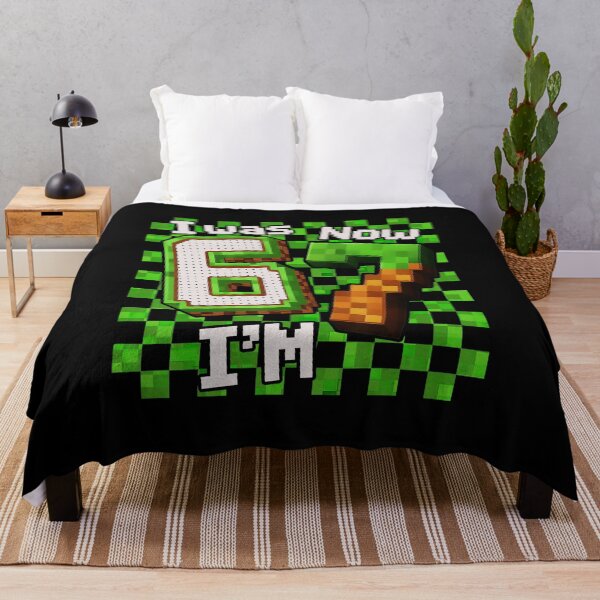 Item preview, I Was 6 Now Im 7 Gamer Birthday Pixel Style designed and sold by FGTV2021.