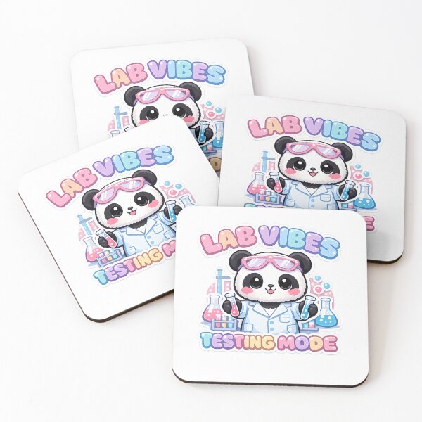 Item preview, Lab Vibes Testing Mode Cute Panda Scientist Lab Tech Science Design STEM Chemistry Gift designed and sold by ClinicalHubs.