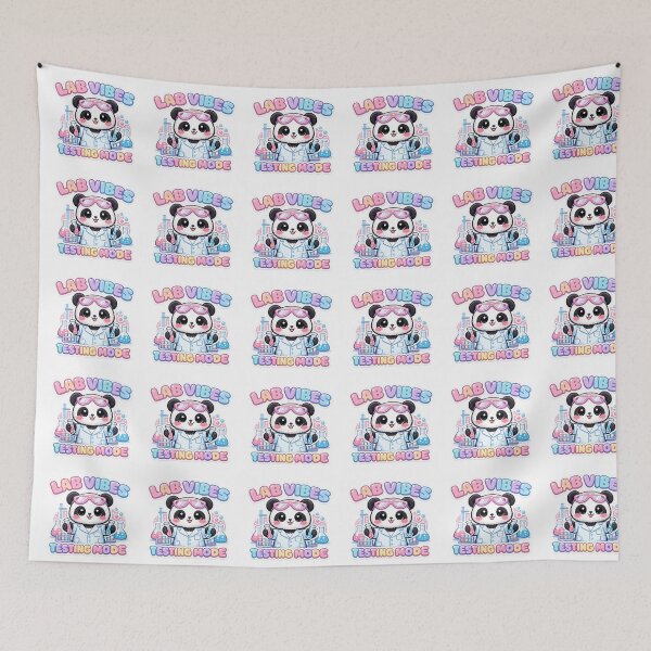 Item preview, Lab Vibes Testing Mode Cute Panda Scientist Lab Tech Science Design STEM Chemistry Gift designed and sold by ClinicalHubs.