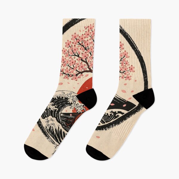 Item preview, Tree of Life – Japanese Wave & Sakura Heart Art designed and sold by ECHOES from the SOUL.
