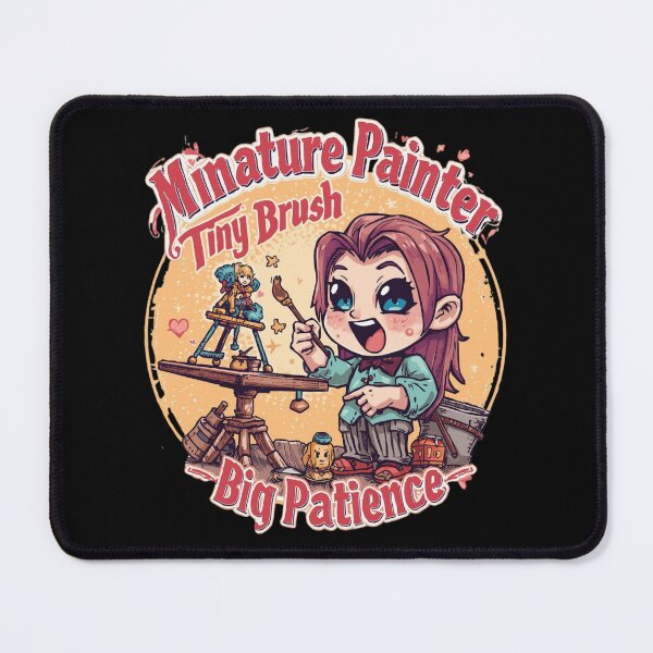 Item preview, Miniature Painter – Tiny Brush Big Patience  designed and sold by KapiPrint.