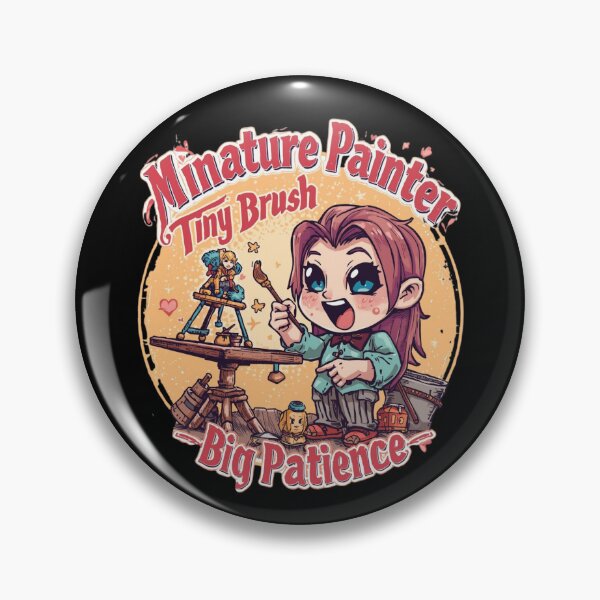 Item preview, Miniature Painter – Tiny Brush Big Patience  designed and sold by KapiPrint.