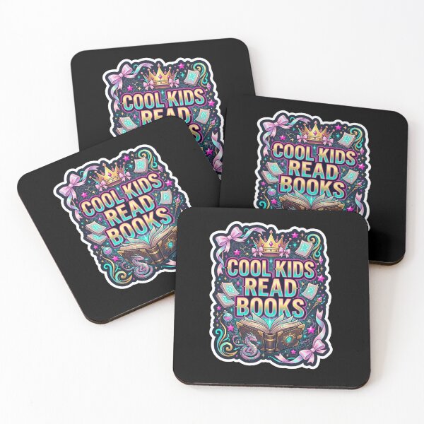 Item preview, Cool Kids Read Books - Fantasy magic book lover design designed and sold by Whistle-and-Co.