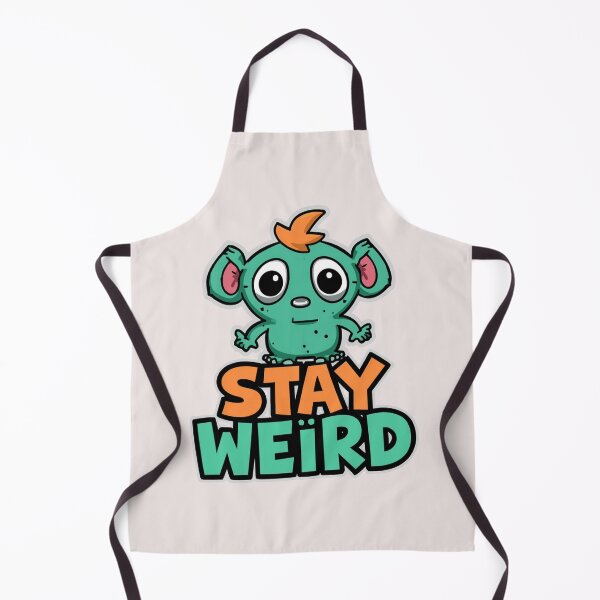 Item preview, Stay Weird Cute Monster Cartoon – Funny Quirky Character Design designed and sold by trendplusco.