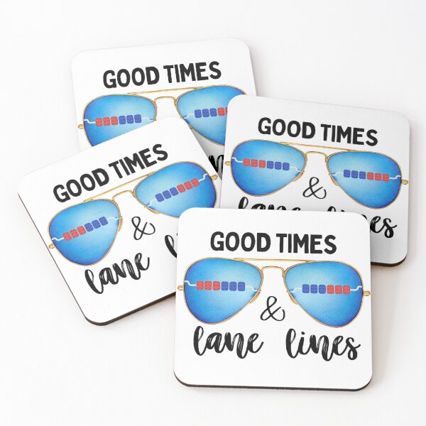 Item preview, Good Times & Lane Lines | Cool Swimmer Aviator Glasses Design designed and sold by Powered By Chlorine.