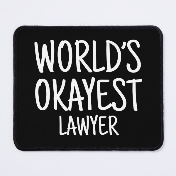 Item preview, world's okayest lawyer Classic Funny T-Shirt designed and sold by OldSkullDesigns.