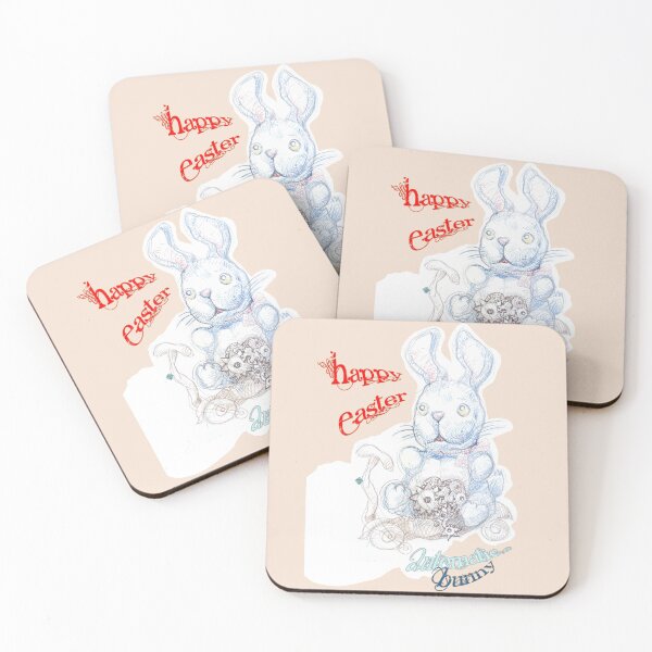 Item preview, Happy Easter - Automatic Bunny With Tricycle (Original Drawing by ACCI) designed and sold by VanyssaGraphics.