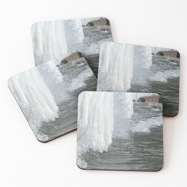 Item preview, Frozen Waterfall by the Shore designed and sold by Georgia Mizuleva.