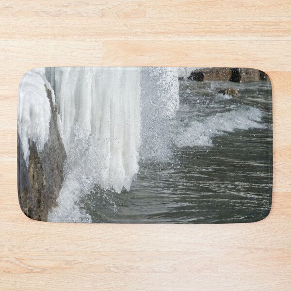Item preview, Frozen Waterfall by the Shore designed and sold by Georgia Mizuleva.