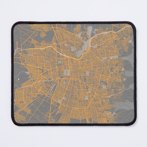 Item preview, Santiago City Map of Chile - Bauhaus designed and sold by deMAP.