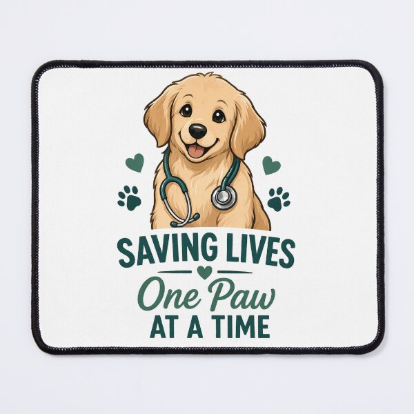 Item preview, Vet Dog Saving Lives One Paw At A Time designed and sold by the-dovlat.