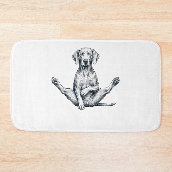 Item preview, Funny Weimaraner Yoga Pose Dog Mom Lover designed and sold by DoodleTortle.