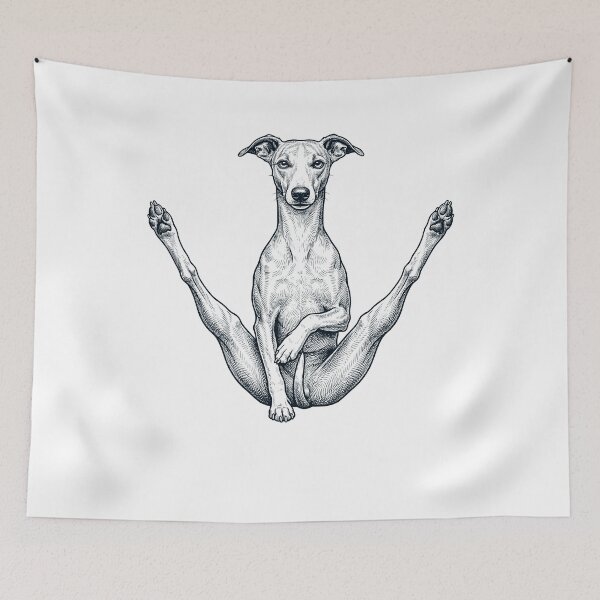 Item preview, Funny Whippet Yoga Pose Dog Mom Lover designed and sold by DoodleTortle.
