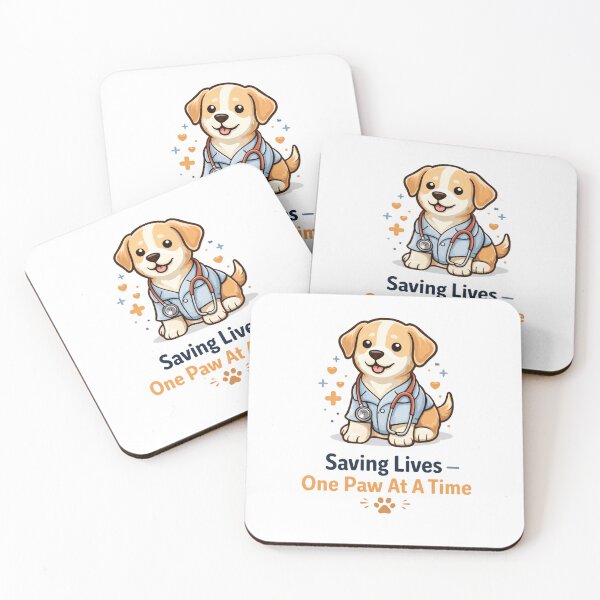 Item preview, Cute Vet Nurse Dog Saving Lives Design designed and sold by the-dovlat.