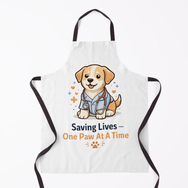 Item preview, Cute Vet Nurse Dog Saving Lives Design designed and sold by the-dovlat.