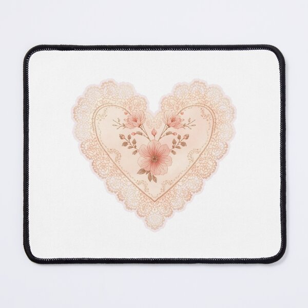 Item preview, Pink lace heart designed and sold by uunaa.