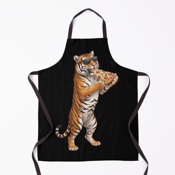 Item preview, Funny Tiger Eating Pizza Animal Lover designed and sold by TerryConnells.