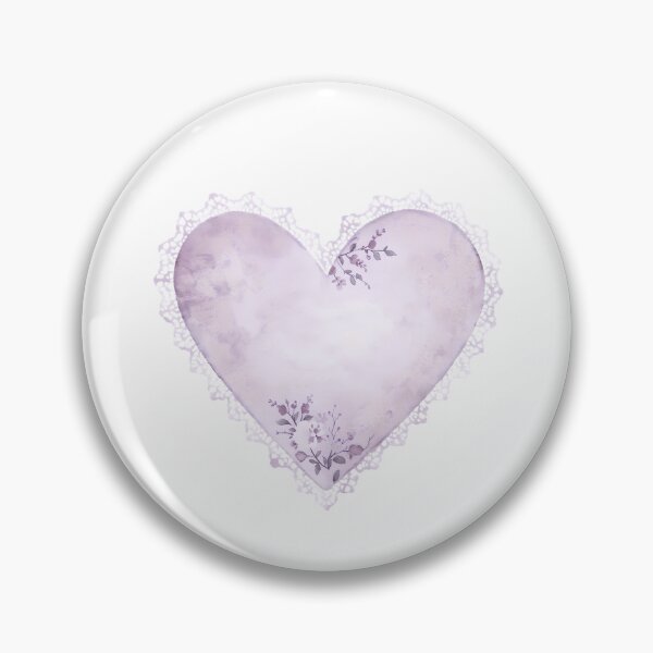 Item preview, Purple lace heart designed and sold by uunaa.