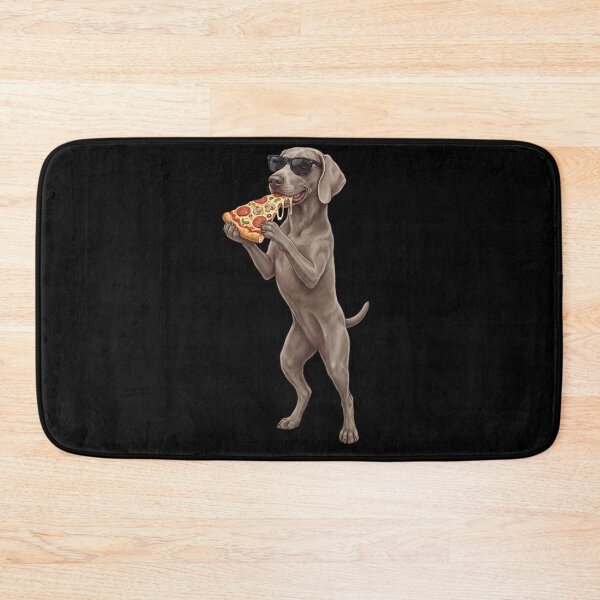 Item preview, Funny Weimaraner Eating Pizza Dog Mom Dad Lover designed and sold by TerryConnells.