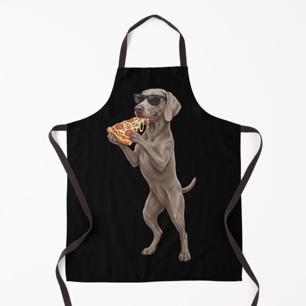 Item preview, Funny Weimaraner Eating Pizza Dog Mom Dad Lover designed and sold by TerryConnells.