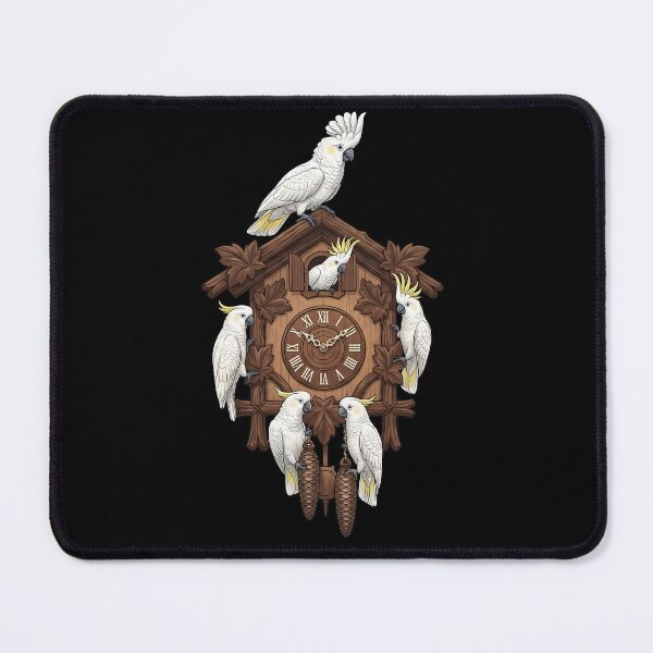 Item preview, Funny White Umbrella Cockatoo Parrot Clock Mom Dad Lover designed and sold by TerryConnells.
