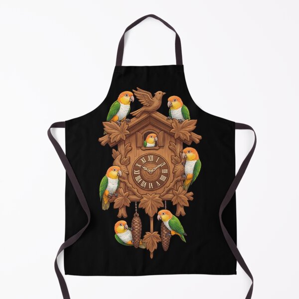 Item preview, Funny White Bellied Caique Parrot Clock Mom Dad Lover designed and sold by TerryConnells.